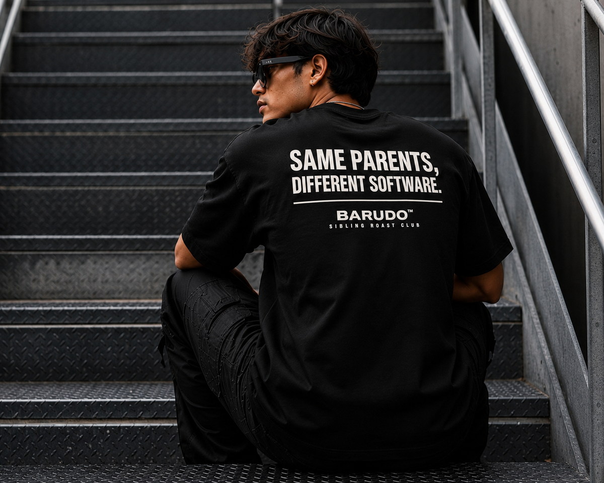 Same Parents Different Software — Oversized T-Shirt