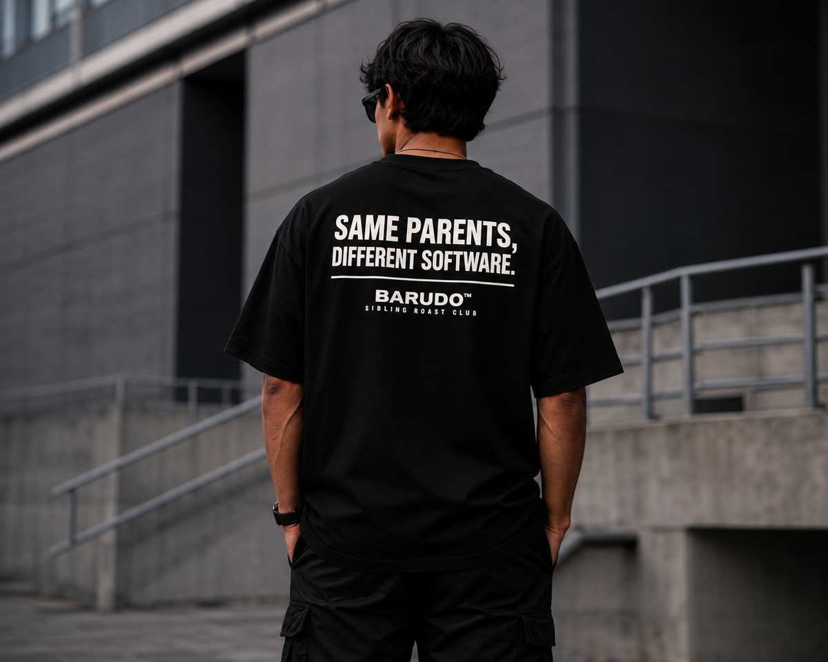Same Parents Different Software — Oversized T-Shirt