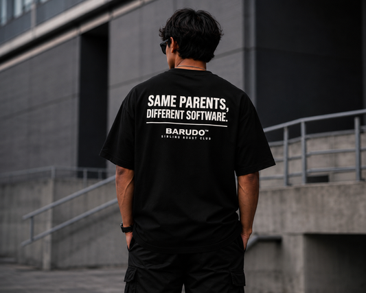 Same Parents Different Software — Oversized T-Shirt